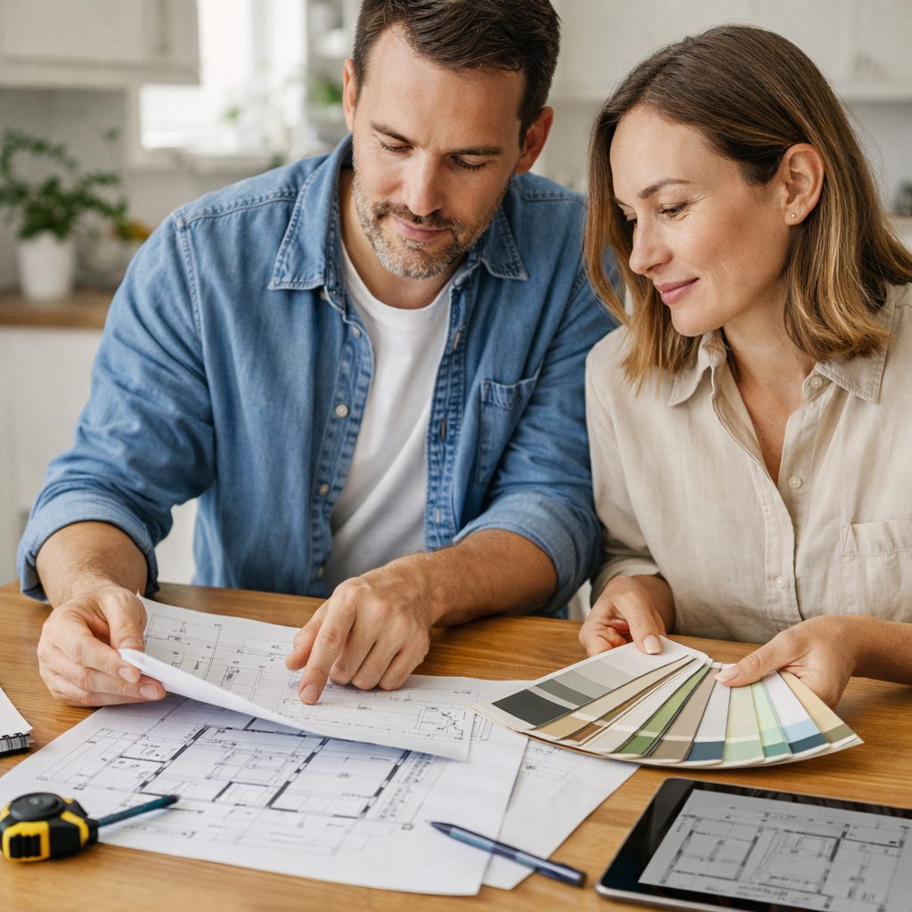 Homeowners planning a home repair or upgrade project