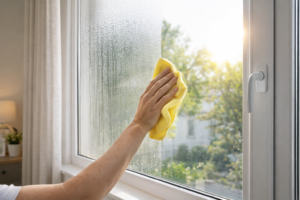 fix condensation on windows by reducing indoor moisture