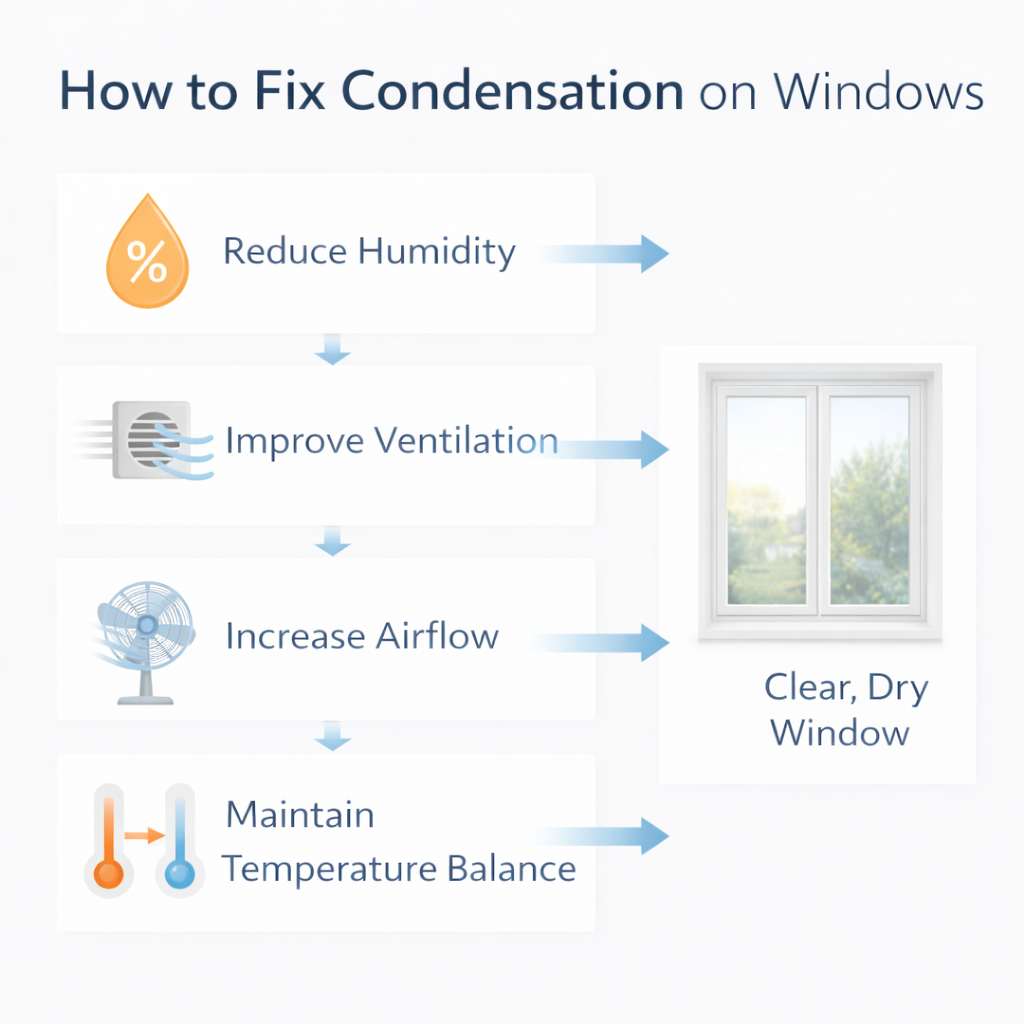 fix condensation on windows